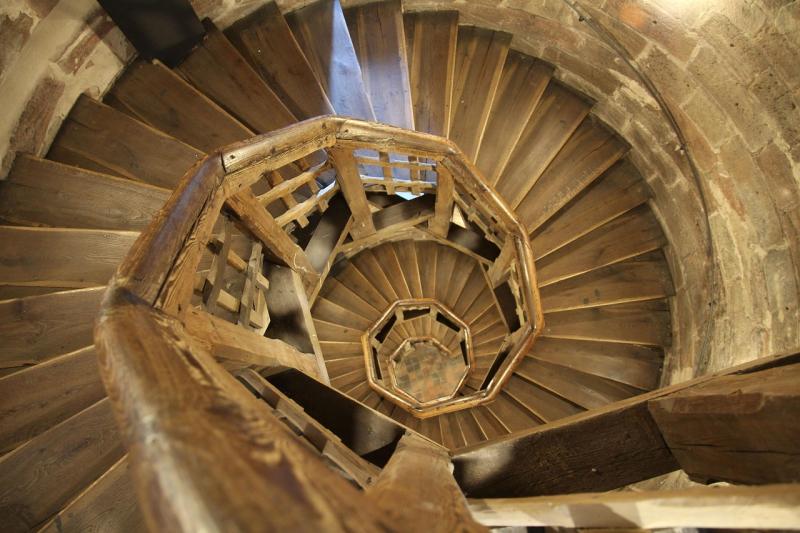 A picture of a staircase